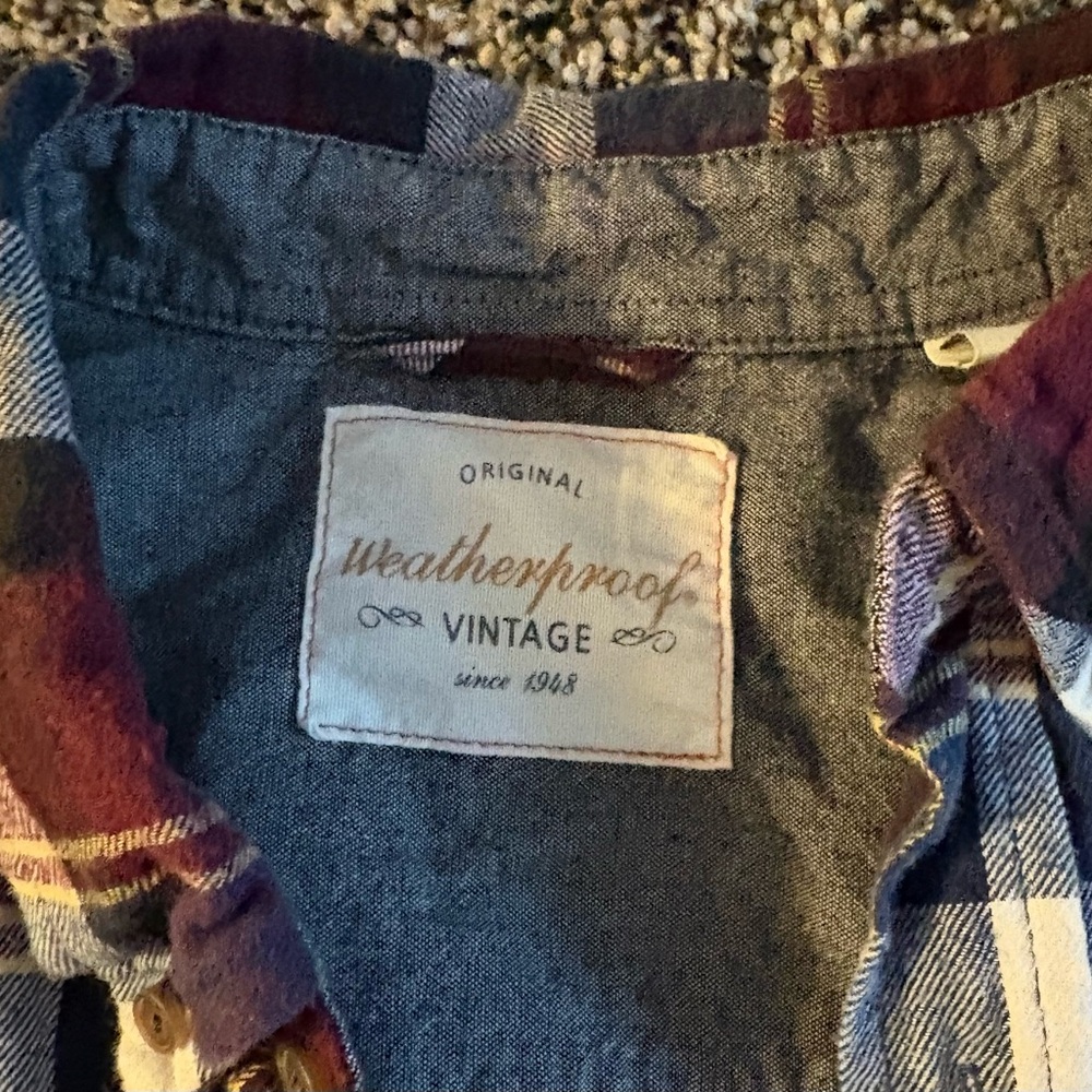 Original Weather Proof Vintage Men’s Flannel - Picture 2 of 2